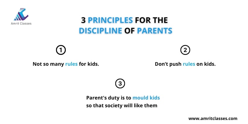 3 Principles for Displine of Parents